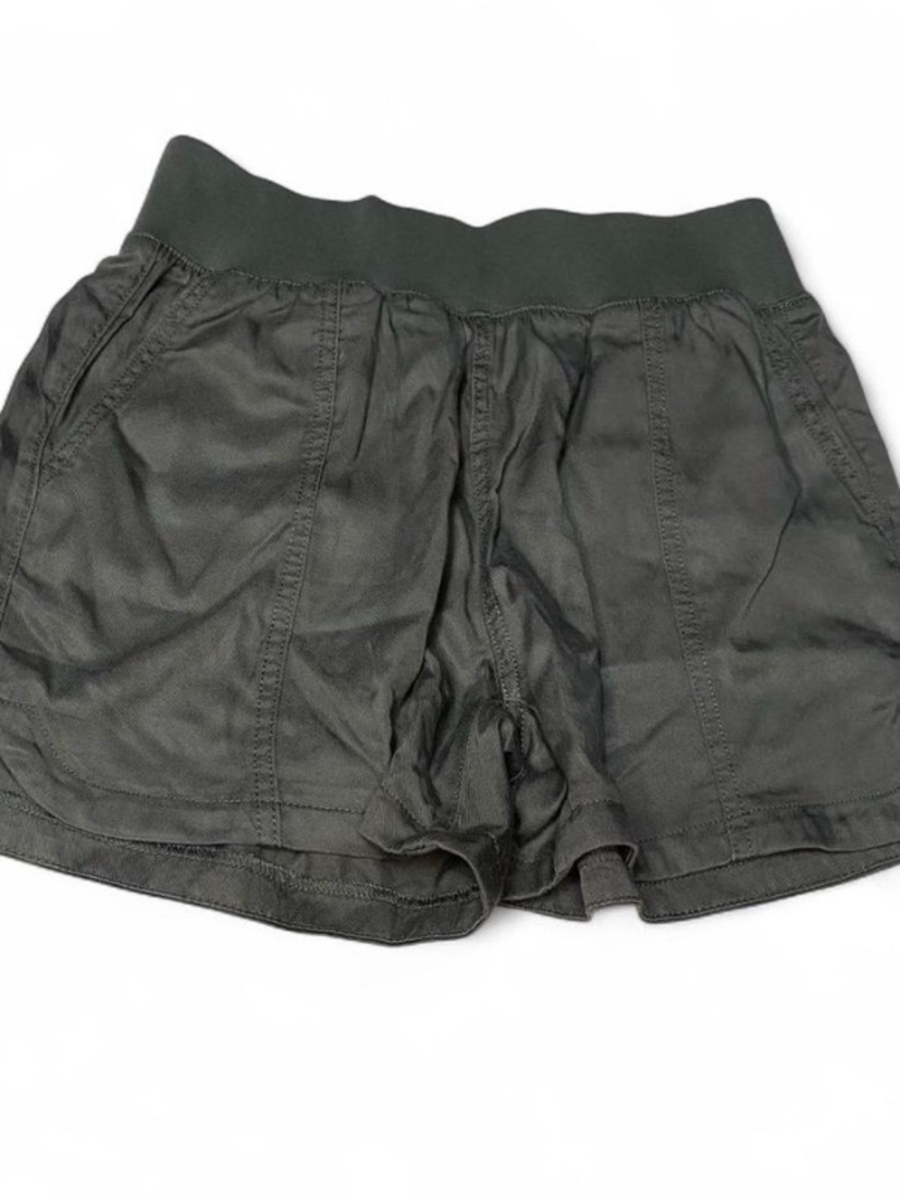 Member’s Mark Tencel Shorts NWT Size Small Olive Green Relaxed Fit